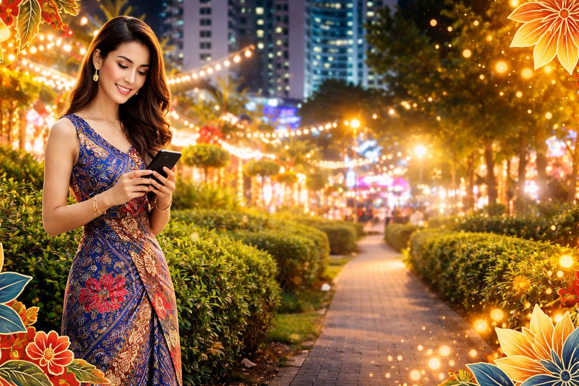 Kasino mudah alih Petaling Jaya dengan motif batik Malaysia di platform yolov8